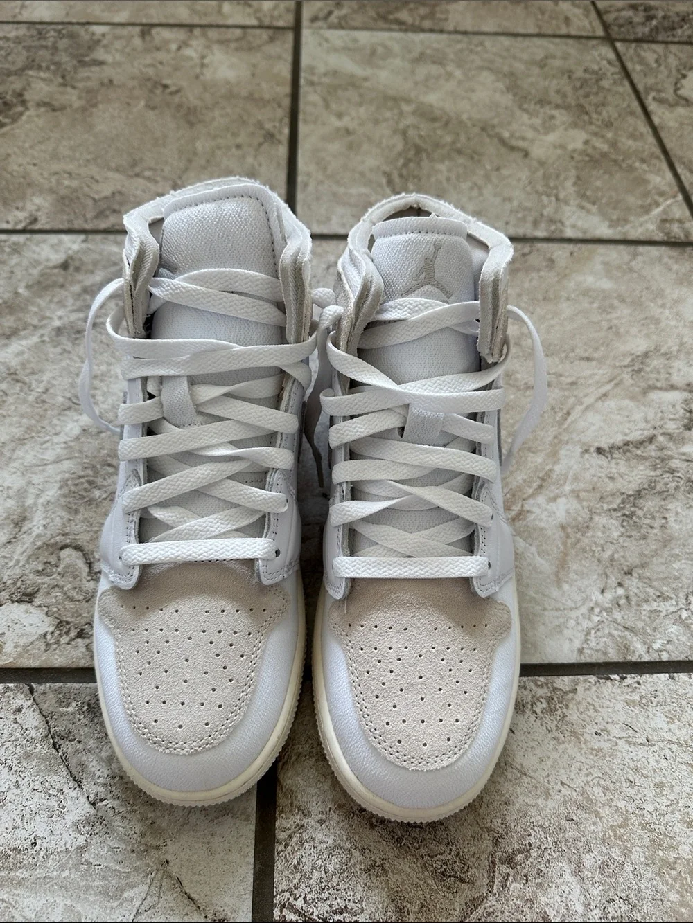 Air Jordan 1 Mid SE Craft White/Lt Orewood Sneakers